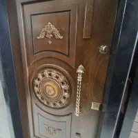 درب ضدسرقت روکش راش و فلزی|مصالح و تجهیزات ساختمان|زنجان, |دیوار