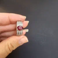 انگشتر نقره زنانه