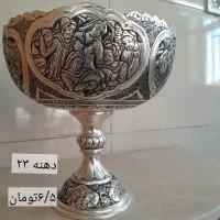 قلم زنی  ظروف برنجی  مسی ونقره نقره نما|صنایع دستی و سایر لوازم تزئینی|اصفهان, شهرک ولیعصر|دیوار
