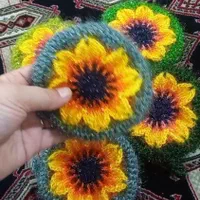 فروش دستگیره و اسکاج بافتنی دو لا و  زیبا|سفره، حوله، دستمال آشپزخانه|قم, باجک دو|دیوار
