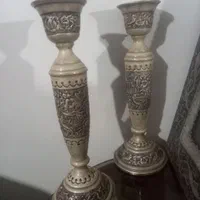 آیینه شمعدان روکش نقره|آینه|تهران, لویزان|دیوار