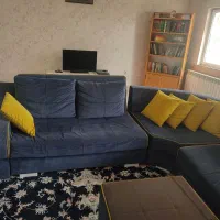 مبل الِ راحتی تخت خواب شو ۷ نفره با جلو مبلی|مبلمان خانگی و میز عسلی|تهران, شهرک آزادی|دیوار