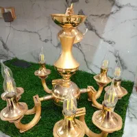 لوستر تمام برنج|لوستر و چراغ آویز|اراک, |دیوار