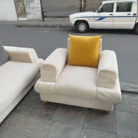 مبل راحتی 7نفره کارکرده|مبلمان خانگی و میز عسلی|مشکین‌دشت, |دیوار