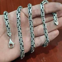 زنجیر کرال اصلی عیار 925 مستعمل