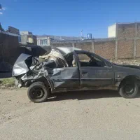 پژو 405 تصادفی