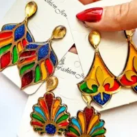 اکسسوری گوشواره وست کامل رزینی  و....|زیورآلات و اکسسوری|آستانه اشرفیه, |دیوار