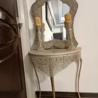 کنسول و آینه شمعدان ملیله