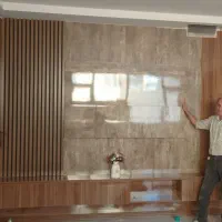 اجرای تی وی وال پارکت ترمو وال