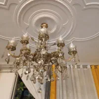 لوستر برنز۶شاخه ۱۲شعله