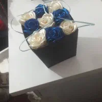 دسته گل روبانی،گل روبانی.گل جاودان.گل مصنوعی|گل مصنوعی|اهواز, پادادشهر|دیوار