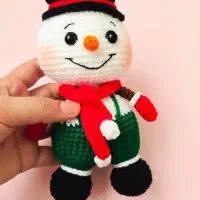 دست گل آدم برفی شب یلدا مخصوص عیدی شب یلدا|گل مصنوعی|تهران, مروارید شهر|دیوار