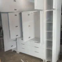 کمد دیواری پازلی|جاکفشی، کمد، دراور|قم, قلعه صدری|دیوار