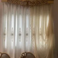 پرده جهازمه و تمیز کاملا|پرده، رانر، رومیزی|رشت, آزادگان|دیوار