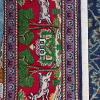 فرش‌دست‌بافت‌‌شادسر‌کاشان‌‌نقشه‌شکارگاه|فرش|گرگان, |دیوار