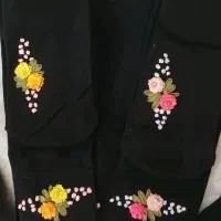 جوراب و ساق دست روبان دوزی شده|لباس|همدان, |دیوار