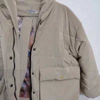 کاپشن سلیکونی کرم رنگ جذاب