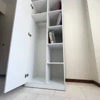 کمد لباس ملامینه با روکش MDF نو و قیمت استثنایی|جاکفشی، کمد، دراور|اندیشه, اندیشه فاز ۴|دیوار