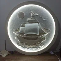 تابلوی دکوراتیو برجسته کشتی ثروت