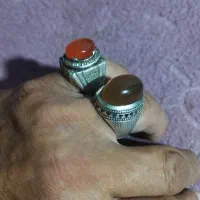انگشتر نقره عقیق آبدار