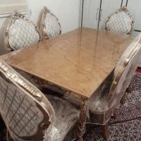 میزغذاخوری ۶ نفره سلطنتی|میز و صندلی غذاخوری|اردبیل, |دیوار