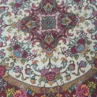 فرش دستبافت دایره ۱/۵×۱/۵ رج ۴۰ طرح علیا اعلا