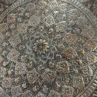 دیوارکوب مسی قلم پنجاه سانتی قدیم|صنایع دستی و سایر لوازم تزئینی|تهران, تهرانسر شمالی|دیوار