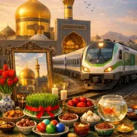 زیارت  مشهد» قطار
