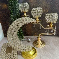 چراغ خواب و جاشمعی کریستالی