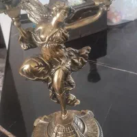 یک جفت شمعدان برنز  قدیمی
