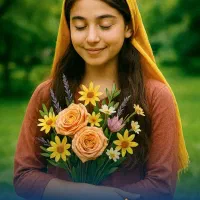 خانم علاقمند به بلاگری و مدلینگ