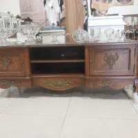 میز تلوزیون چوب راش گرجستان مازول برنزکوب