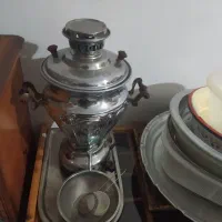 سماور گازی 6لیتری 2200با سینی وکاسه رایگان