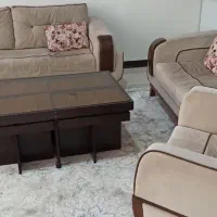 مبل ۷نفره و میز|مبلمان خانگی و میز عسلی|اصفهان, شهرک کوثر|دیوار