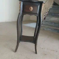 میز تلفن چوبی