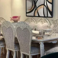 مبل سلطنتی به همراه میز غذاخوری|مبلمان خانگی و میز عسلی|اردبیل, |دیوار