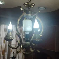 لوستر برنجی 16 شاخه|لوستر و چراغ آویز|تهران, مشیریه|دیوار