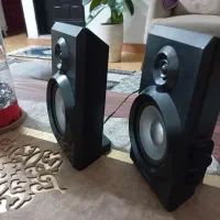 ۲ عدد اسپیکر کار کرده|قطعات و لوازم جانبی رایانه|رشت, معلولین|دیوار