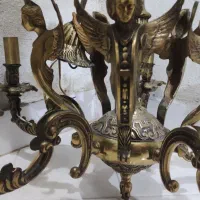 لوستر۵شاخه برنجی