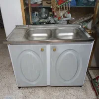 کابینت به همراه سینک دوقلو