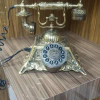 تلفن برنز رومیزی . یک بار هم استفاده نشده