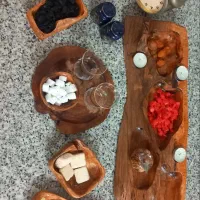 اردوخوری و سینی چوبی
