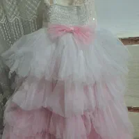 پیراهن مجلسی کودکانه سایز۳۲|کفش و لباس بچه|بندر امام خمینی, |دیوار