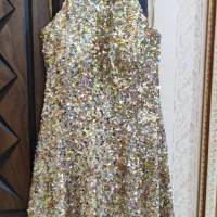 لباس مجلسی کوتاه و سرهم دخترانه و تاب و دامن