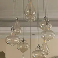 لوستر حباب دار