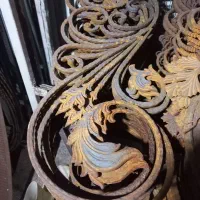 گل فرفورژه آهنی نرده ودرب