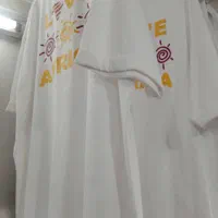 تیشرت سفید نخ پنبه