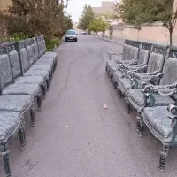 مبل ۱۲ نفره به همراه میز ناهار خوری ۶نفره|مبلمان خانگی و میز عسلی|شاندیز, |دیوار