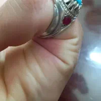 انگشتره نقره 925 فیروزه اصل