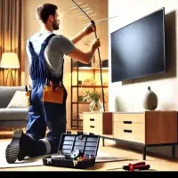 خدمات نصب انواع تلویزیون و ...